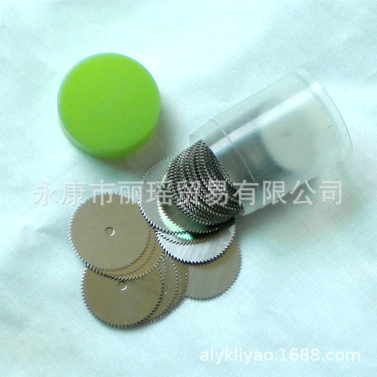 电磨吊磨机配件22mm不锈钢小切片80片一盒切木锯片切割片角磨机