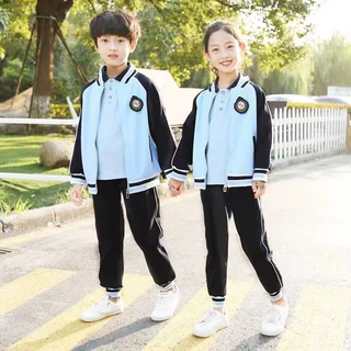 幼儿园园服夏装儿童学院英伦风运动班服两件套夏季小学生校服套装