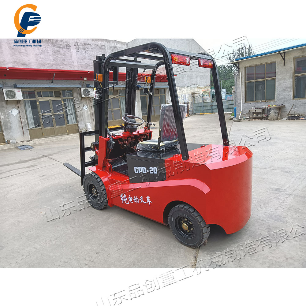 仓库货物转移运输车 三吨起重电能驱动车 油刹制动实心轮电动叉车