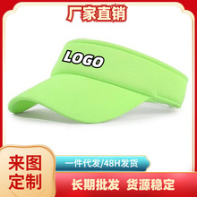 厂家直销汗带速干空顶帽防晒防紫外线广告帽运动帽印刷刺绣logo