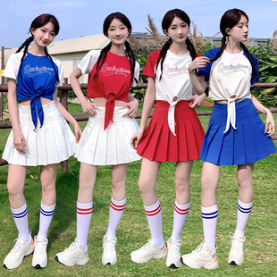 Cheerleading Costume Girlhood Sexy Student Men and Women Football Baby Campus Games Cheerleading Costume