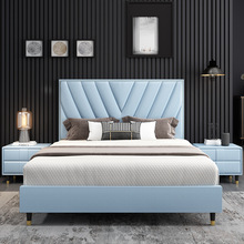 920#法轩尼系列1.5M/1.8M皮艺床单床体积0.45M3