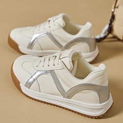 厚底小白鞋女鞋2025新款秋季德训鞋百搭运动爆款板鞋休闲鞋