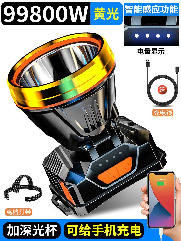 Lantern, super bright travel miner's lamp outside climbing, lights for fishing, flashlight, new collection