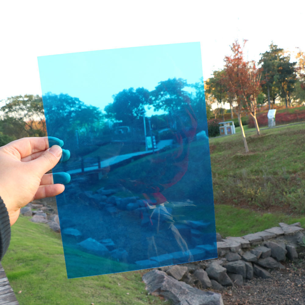 Papel de vidrio de color hecho a mano transparente DIY hoja dura transparente papel de plástico colorido para niños A4A5PVC alas papel de color