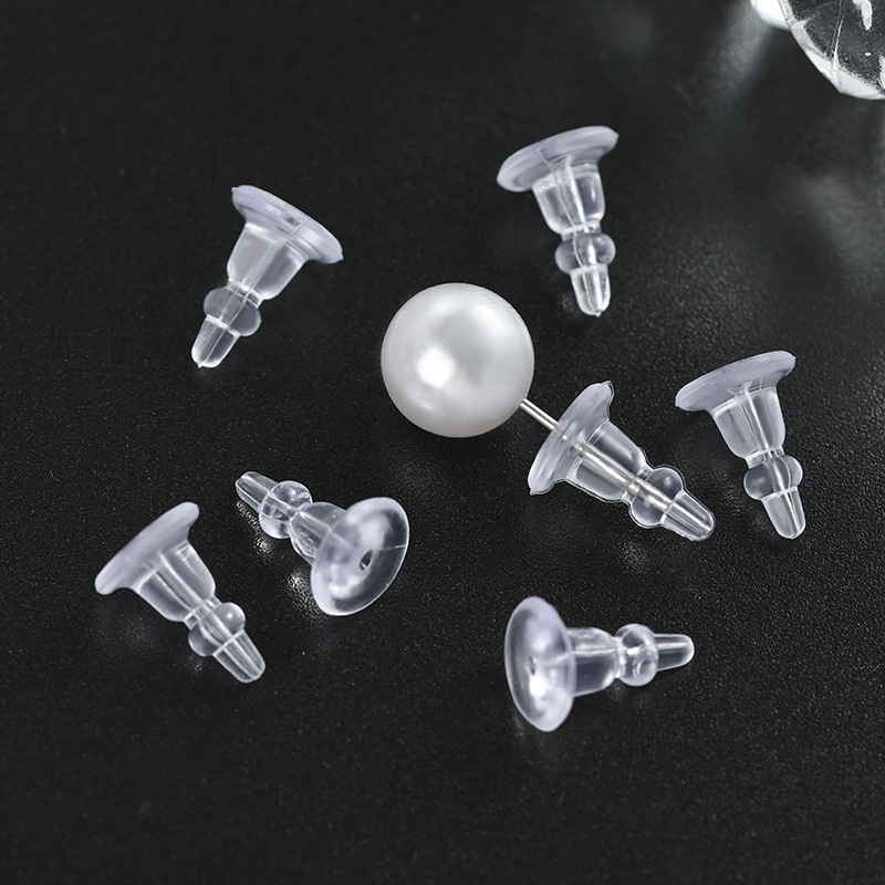 长款牢固支撑耳堵睡觉免摘防扎防掉耳托透明耳钉后塞耳饰辅助器