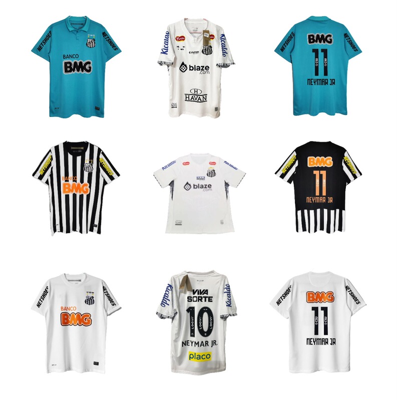 Popular Brazilian Jackets, Personalized T-Shirts, Santos Neymar Jersey Number 10, Football Uniforms from the Source Manufacturer