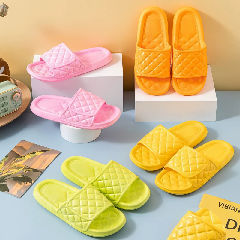 2023 Новые Модные Классические буквы сплошной цвет стойла тапочки домашняя ванная комната Банные Тапочки дома оптом