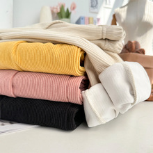 冬季灯芯绒欧风裤女款加绒加厚慵懒复古抽绳宽松显瘦休闲直筒长裤