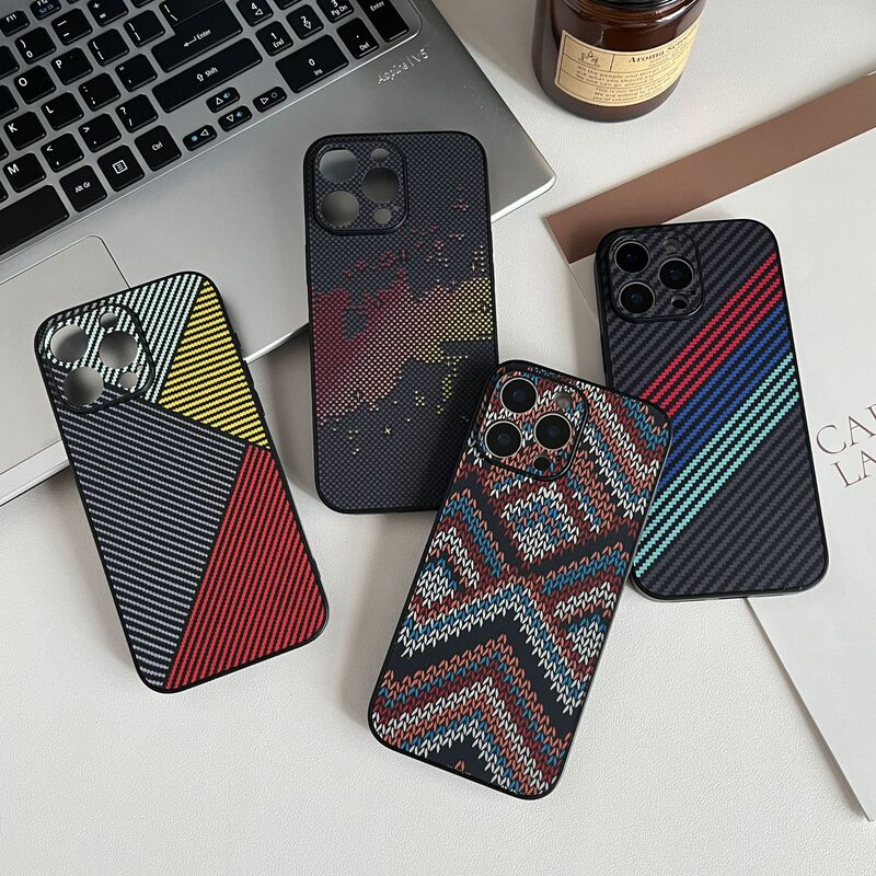 Foreign Trade Applicable iPhone16 Kevlar Carbon Braze Dimension Magnetic Charging Apple 15promax Mobile Phone Case Cross-border Foreign Trade Applicable iPhone16 Kevlar Carbon Braze Dimension Magnetic Charging Apple 15promax Mobile Phone Case Cross-border