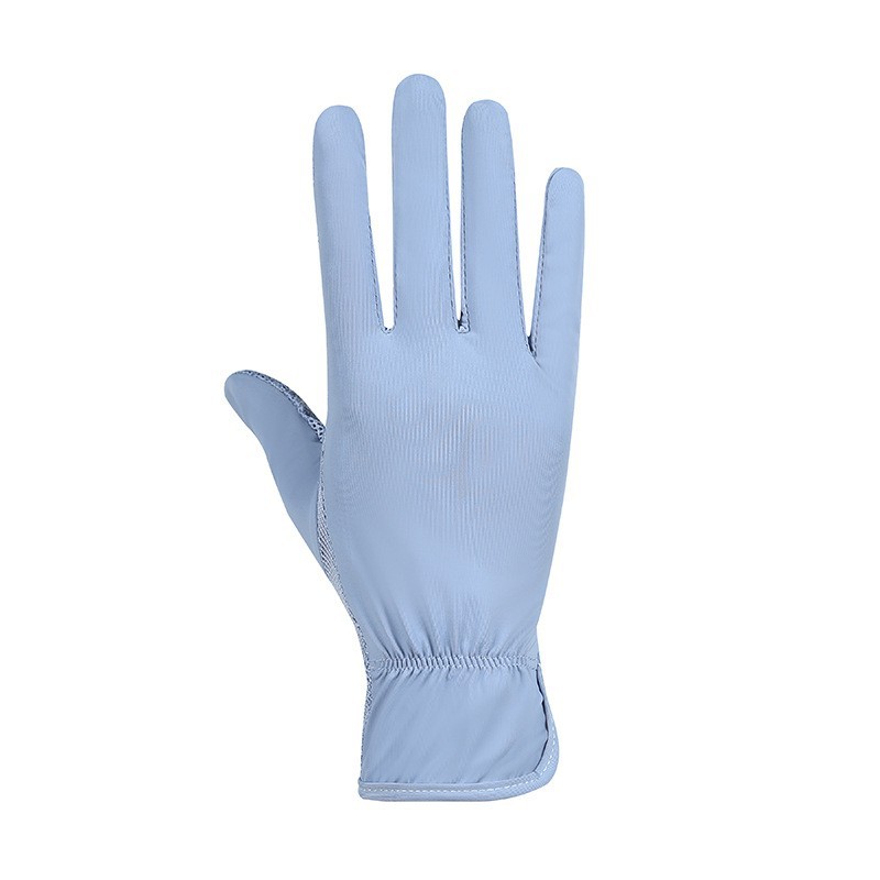 Guantes de protección solar para mujer verano al aire libre conducción deportiva protección solar fresco transpirable fino dedo completo guantes de pantalla táctil
