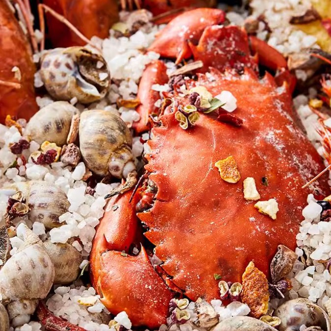 盐焗粗海盐餐饮盐焗海鲜盐焗鸡蛋大粒海盐家用袋装100g盐焗粗海盐|undefined