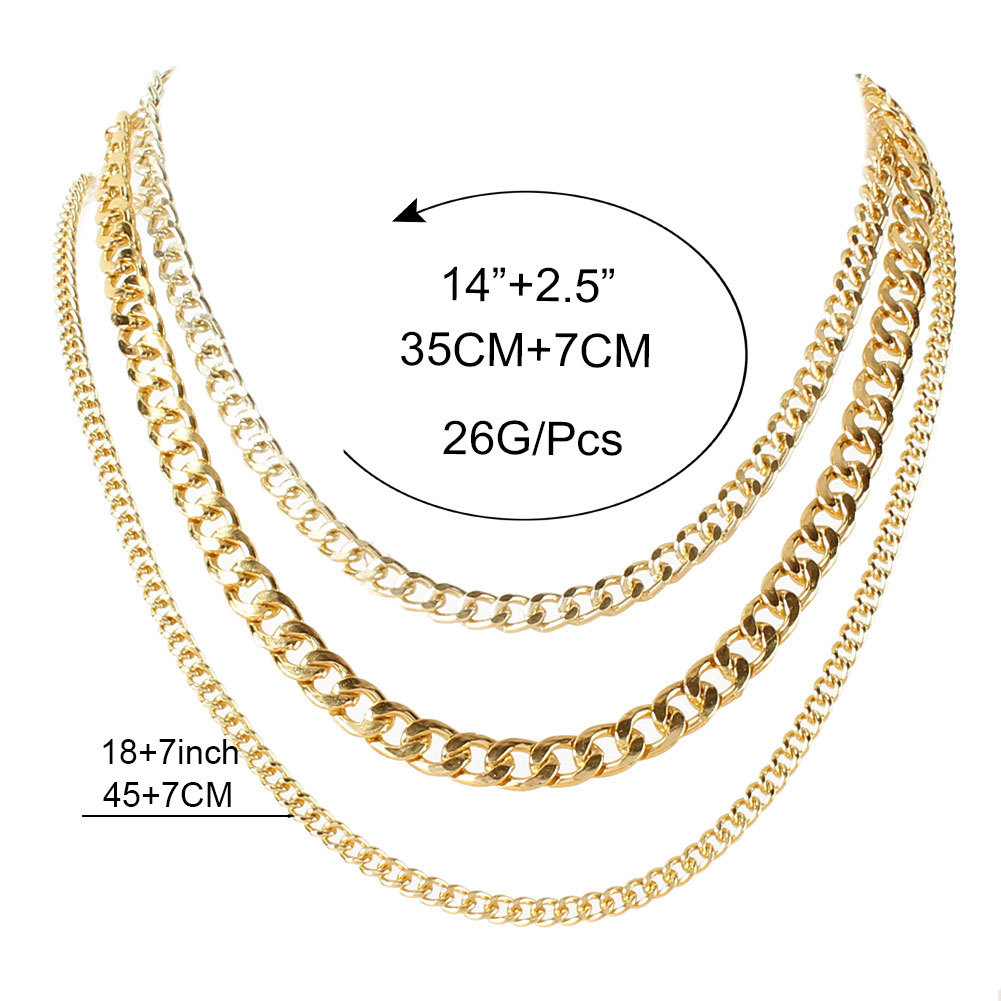 Wholesale Punk Alloy Multilayer Necklace Nihaojewelry display picture 1