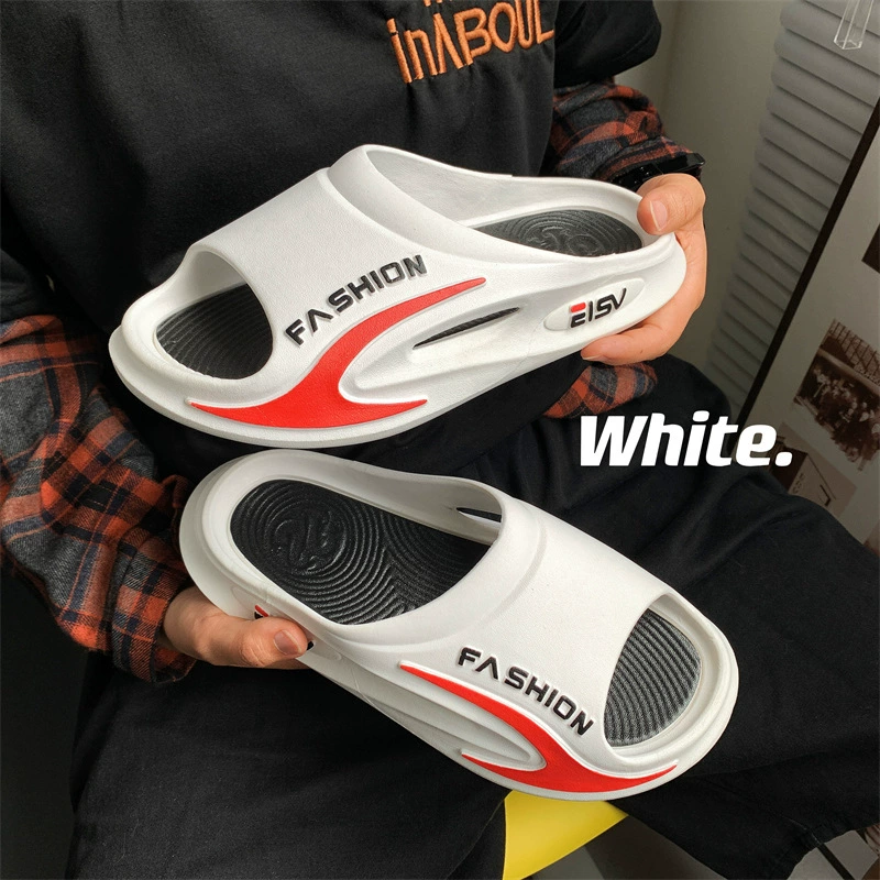 Тапочки летние мужские домашние с защитой от запаха, нескользящая уличная одежда, повседневная износостойкая Домашняя и уличная мужские Тапочки