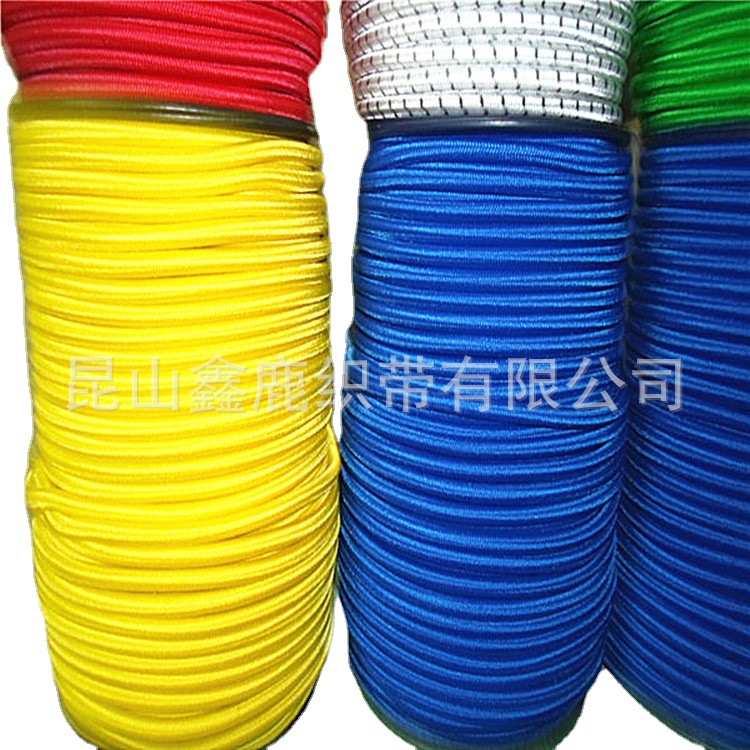 Fabricante de suministro de 2 - 12MM de alta elasticidad cuerda elástica cuerda trampolín cuerda trenzada al aire libre cuerda elástica cuerda elástica