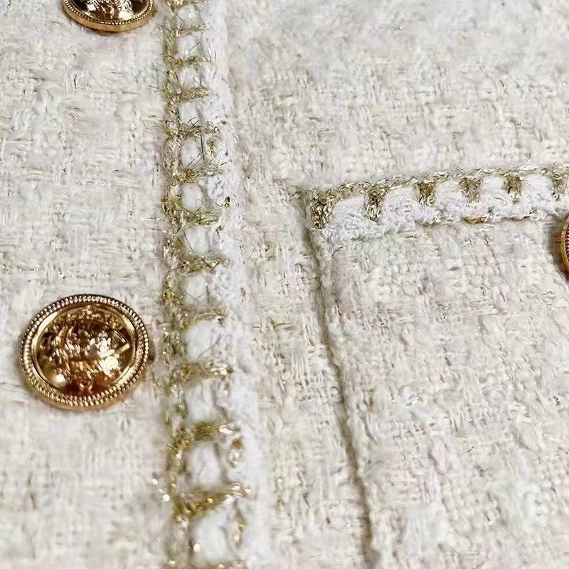 Короткая весенняя осенняя куртка, французский стиль, стиль Chanel, 2025 год, городской стиль
