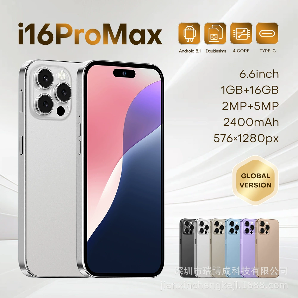 Мобильный телефон, умные часы, Intel Core i16, 16Pro Max, 6 дюймов, Android, 3G