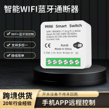 小方盒涂鸦WiFi蓝牙双模通断器多控一语音手机定时开关单路控制器