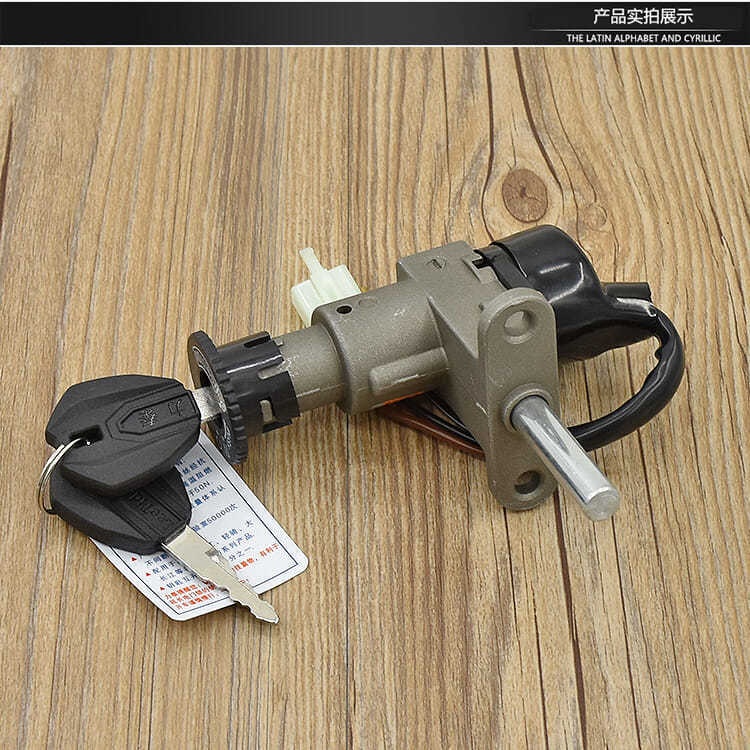 Old Motorcycle Lingying Zy125 Full Car Lock Electric Door Lock Scooter Set Lock Power Lock Front Lock Fuel Tank Cover