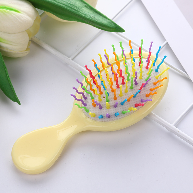 Peine de Masaje con Cojín de Aire PP Portátil Vertical para Cabello