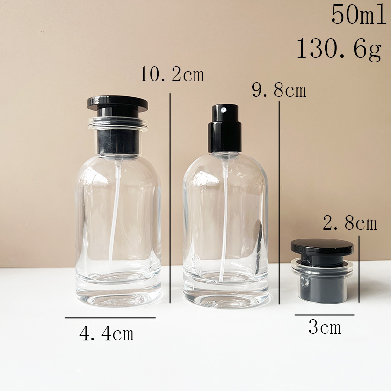 現物供給30ml 50ml 100ml透明瓶黒色ガラス瓶/分注瓶/スプレー瓶/押し空瓶|undefined