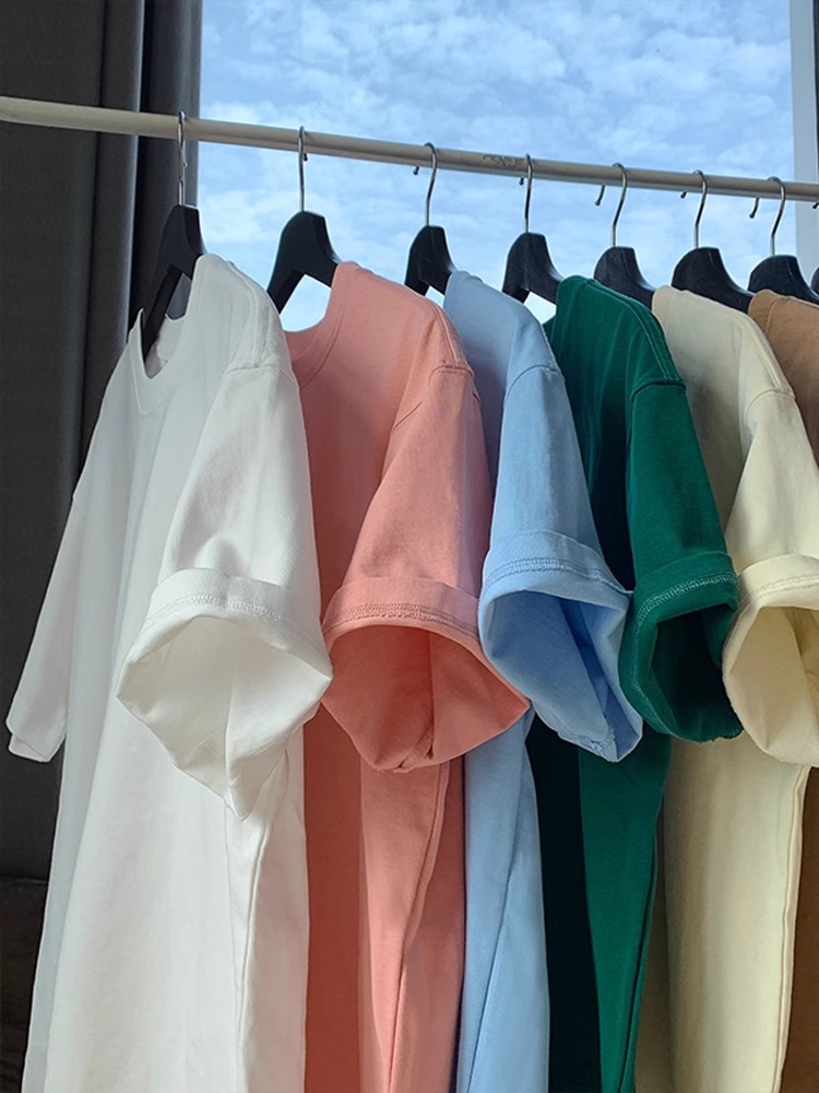 Cotton white colored T-shirt