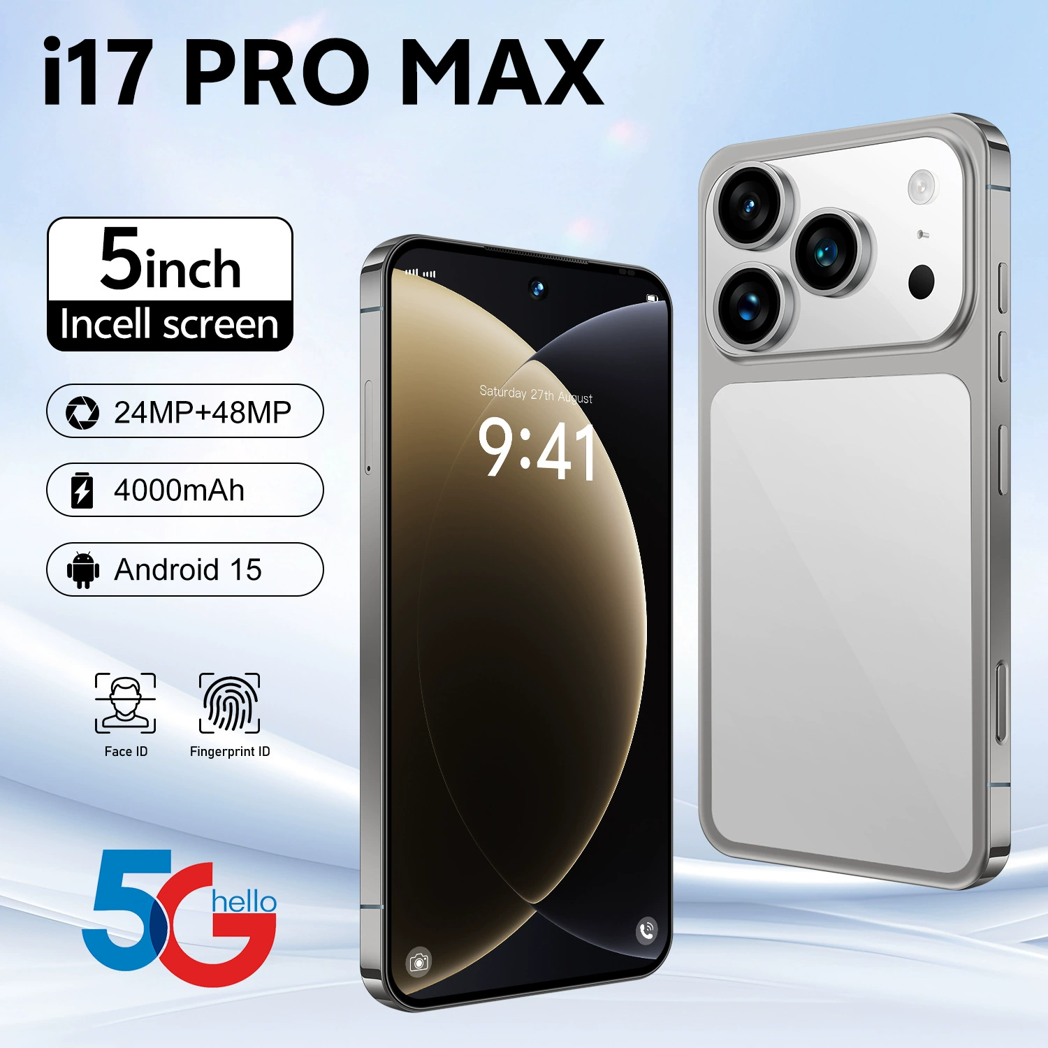 Компактный смарт-телефон 16 Pro Max, Android