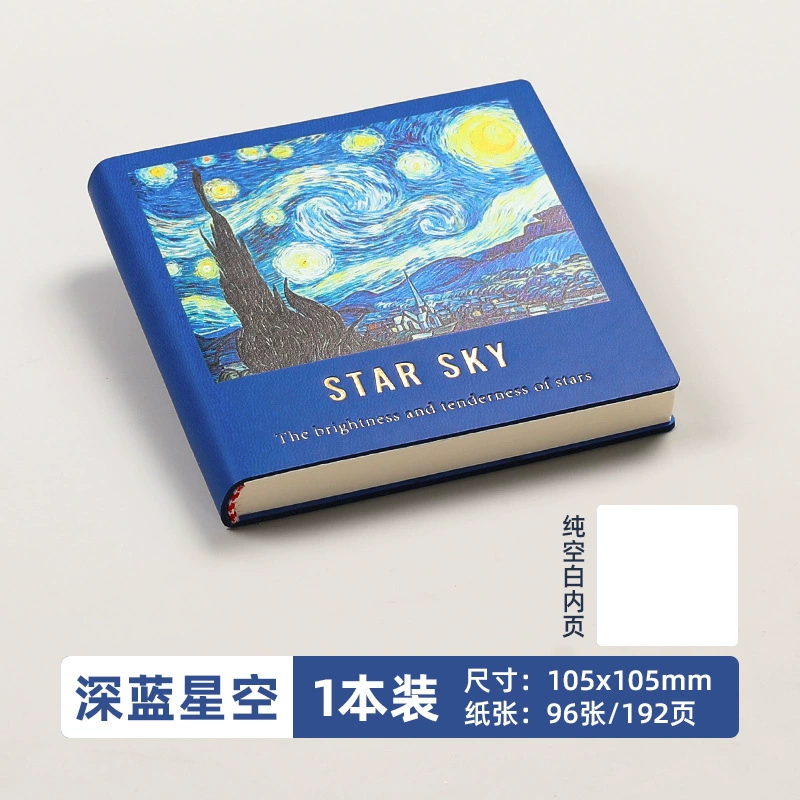 Small book for traveling, square laptop, notebook