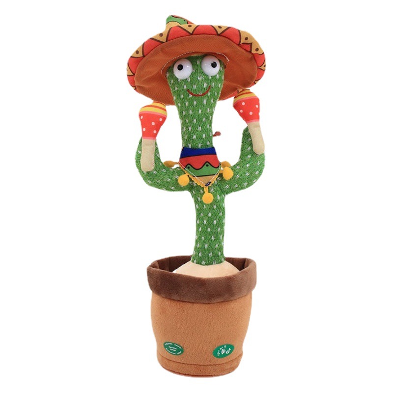 Dancingcactus 'Douyin mismo estilo danzando cactus flores encantadoras transfronterizas cactus torcer música de canto
