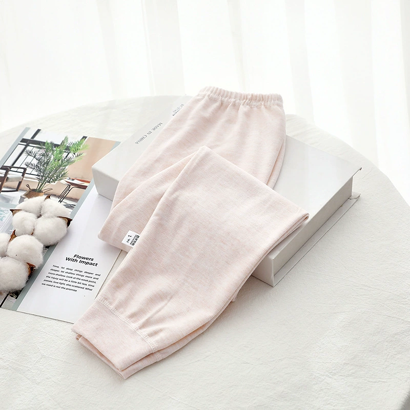 Children's thermal underwear for men and women girl's, autumn woolen small leggings