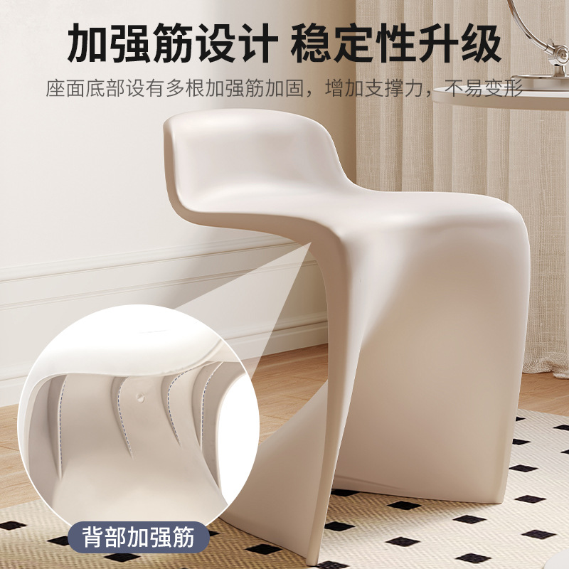 Sillas de comedor de lujo ligero taburetes de mesa de comedor de alto nivel sillas de ocio sillas de plástico respaldadas sillas de comedor de diseño Pan Dong sillas hotel