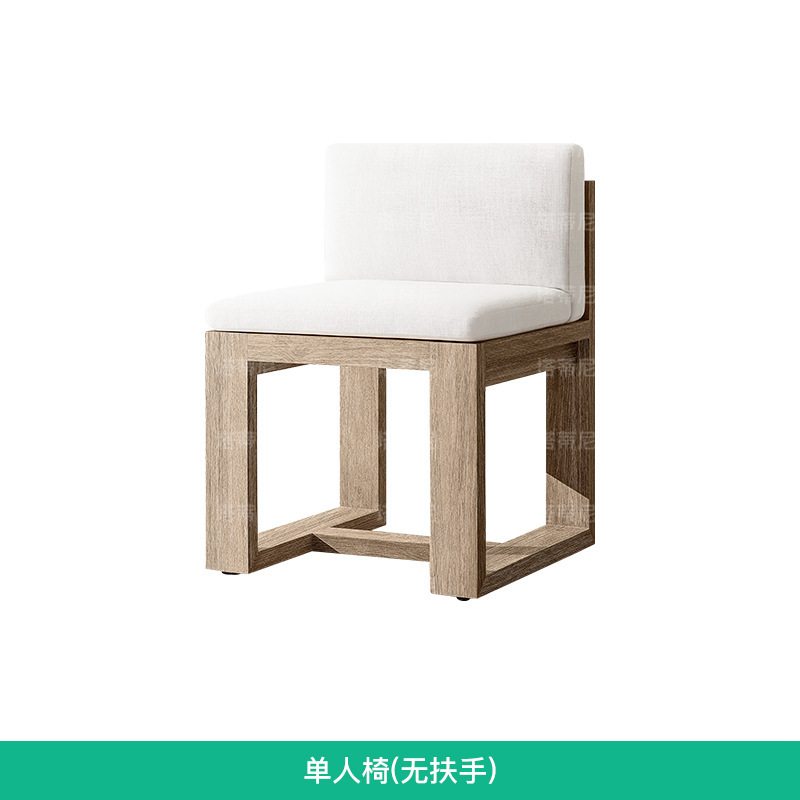 Conjunto de mesa y sillas de teca para terraza, ideal para patios y espacios al aire libre, para casas de huéspedes y jardines, resistente al agua, a la intemperie y a la corrosión, muebles de madera para ocio.