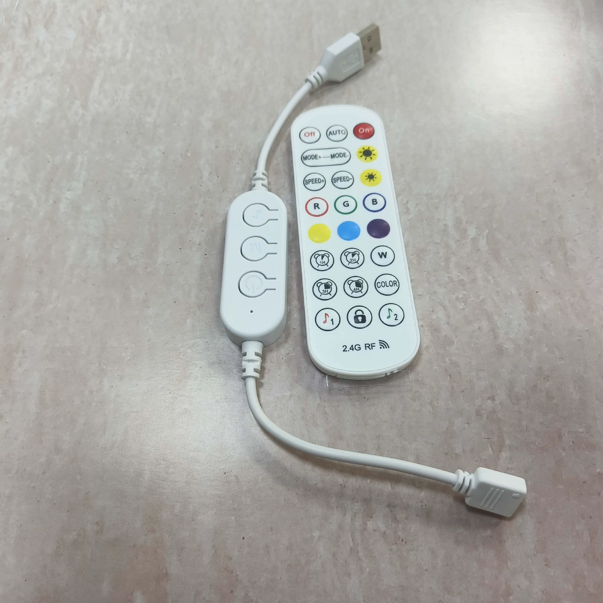 Bluetooth малый трехкнопочный APP Smart Smart Smart Smart Alarm Контроллер дистанционного управления кодов Красочный свет с контроллером лампы RGB