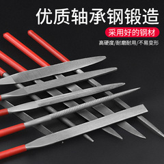 Assorted file set triangle knife mini handmade small file knife woodworking small steel file metal grinding tool set 10 pieces