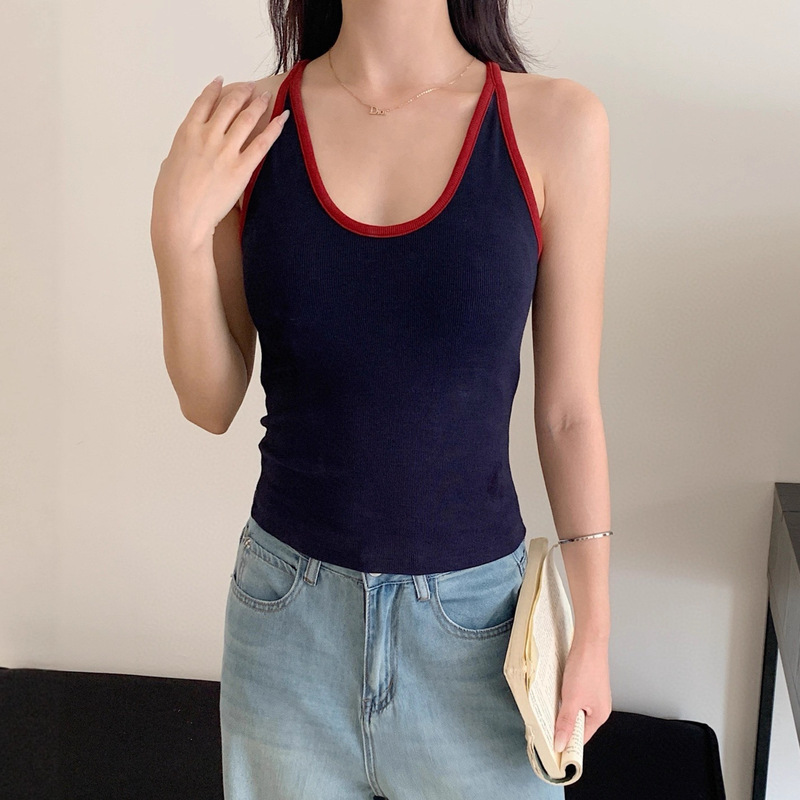 Nuan Xiaoai Vest 588-1 Upgraded Version Fashionable U-Neck Camisole Women's Silk Thread Vest Underwear Top Nuan Xiaoai Vest 588-1 Upgraded Version Fashionable U-Neck Camisole Women's Silk Thread Vest Underwear Top