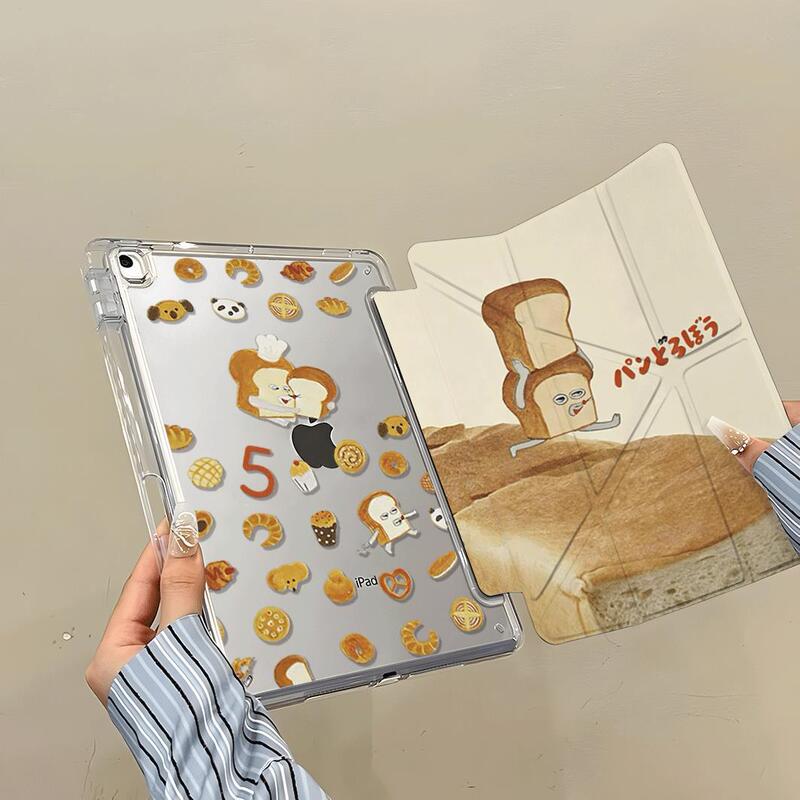 Bread Thief Y Foldable iPad A16 Tablet 12Th Generation Air8/7 Protective Case Pro 11inch Mini7 Protective Cover Apple