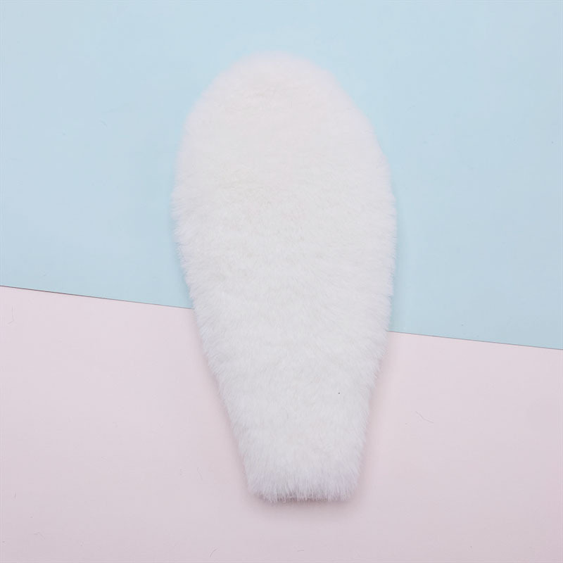 Nueva doble cara Orejas de conejo de felpa DIY headwear accesorios diadema sombrero flor material de embalaje decoración orejas grandes