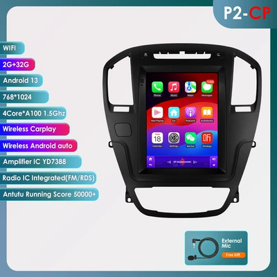 Suitable for 09-13 Regal Opel Sonic Sub-Opel Insignia Car Vertical Screen Android Navigator (DVD Navigation) - wifi-version-quad-core-232g-carplay-97inch-suitable-for-09-13-opelbuick-regal