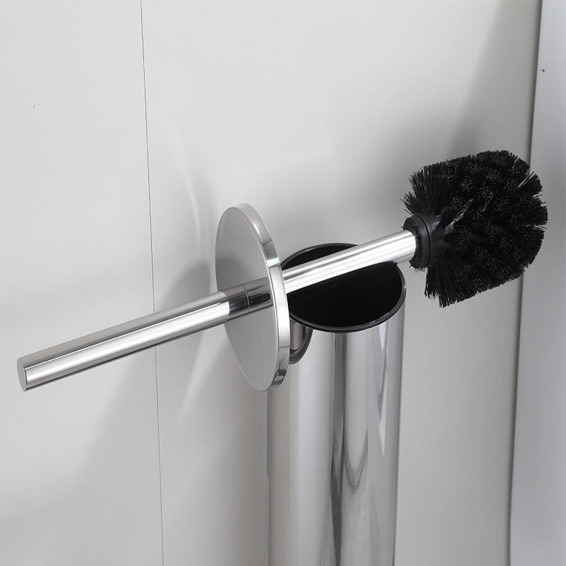 304 ステンレス鋼パンチフリートイレブラシトイレ掃除ブラシ死角なし壁掛け家庭用ブラシトイレ洗浄アーティファクト|undefined