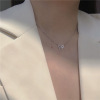 Crystal, universal necklace, small design choker, chain for key bag , simple and elegant design, trend of season