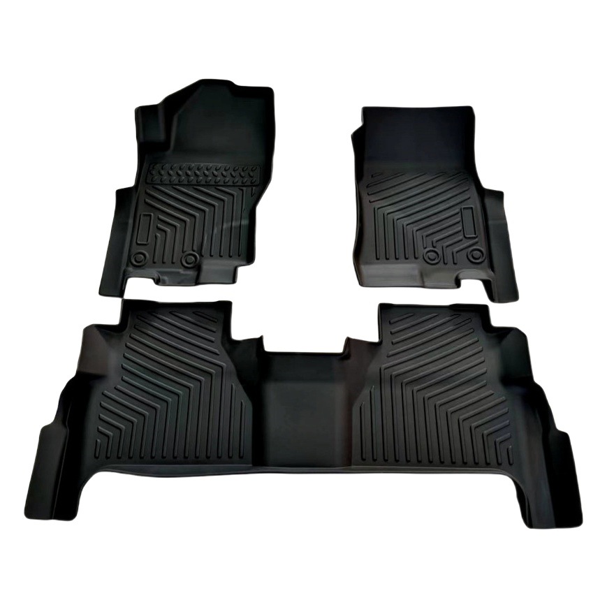 Estera impermeable y respetuosa del medio ambiente del pie del coche de la TPE para el coche especial fronterizo de Nissan Frontier 2022-2024