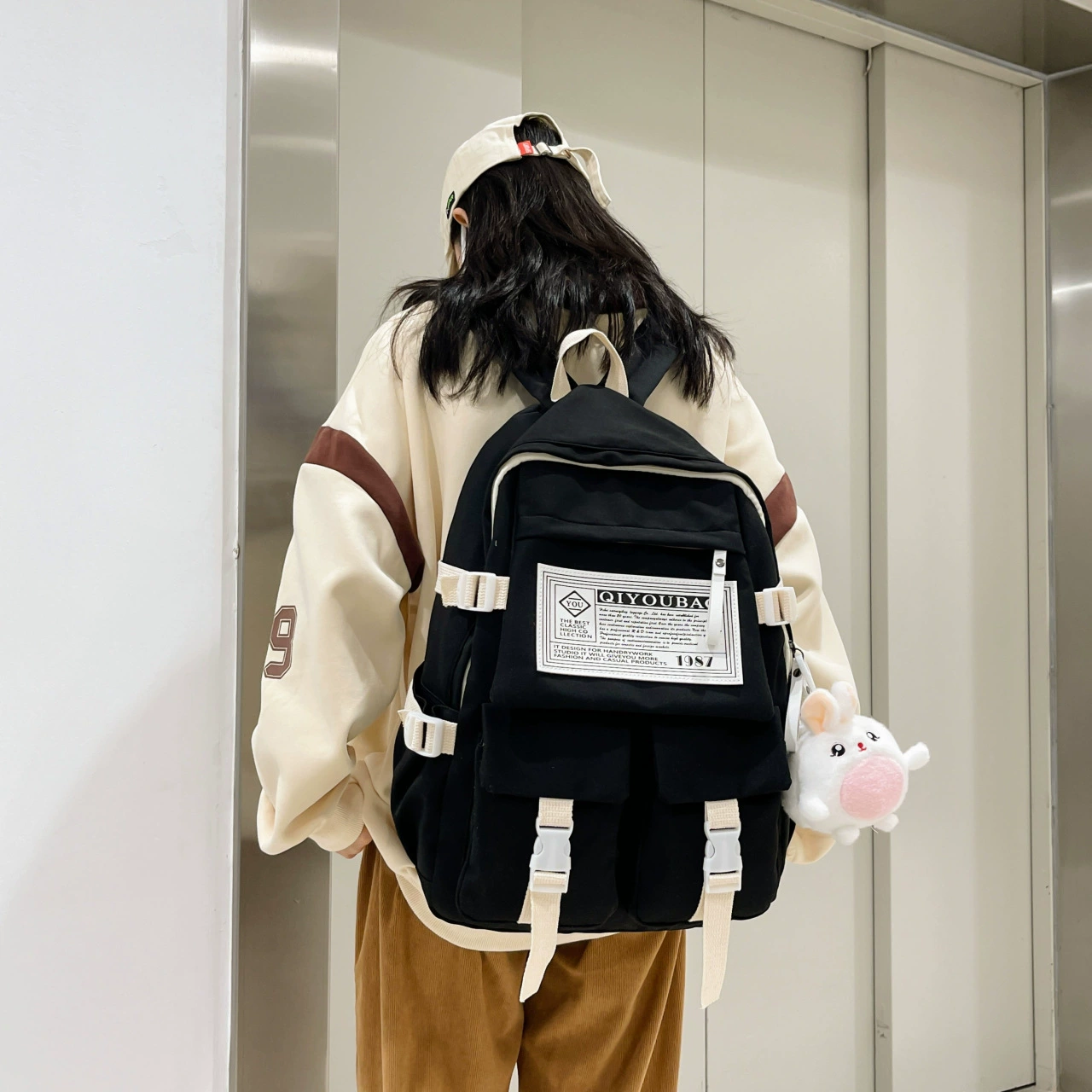 Fresh backpack, school bag for traveling, for secondary school