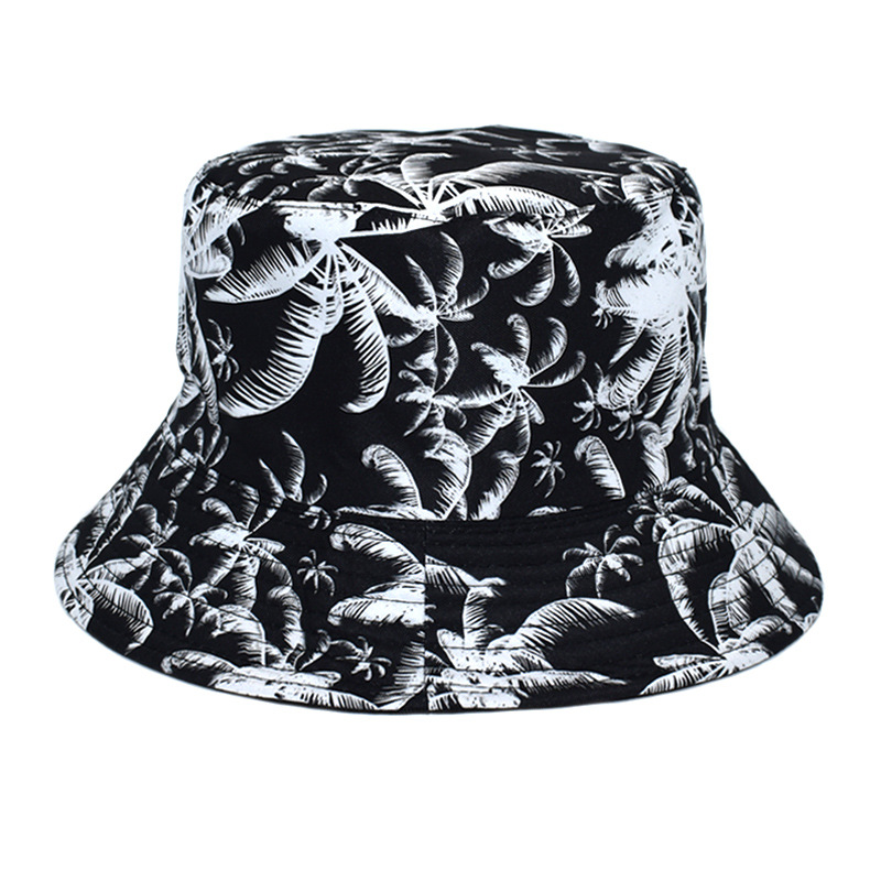 Unisex Gender Basic Style Wide Eaves Rim Unisex Basic Tree Wide Eaves Bucket Hat