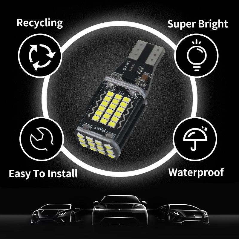 T5 W5W LED CANBUS DC 12V Super Bright Interior Light 194 2016 48SMD
