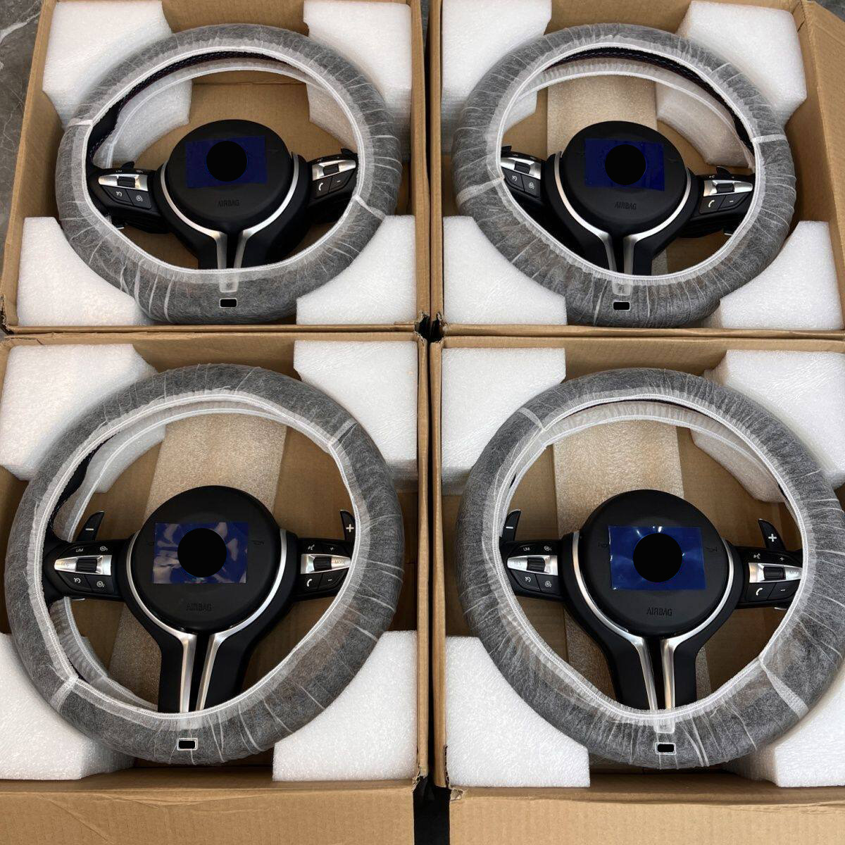 Suitable for BMW steering wheel modification assembly for 1 Series, 2 Series, 3 Series, 5 Series, 7 Series, x1, x2, x3, x4, x5, x6, x7, foreign trade cross-border