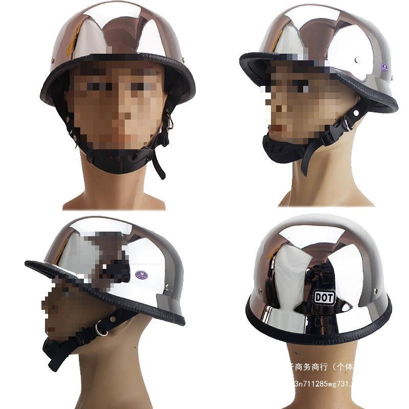 Electric Motorcycle Helmet Men Women Harley Steel Fashion Half Camo Summer