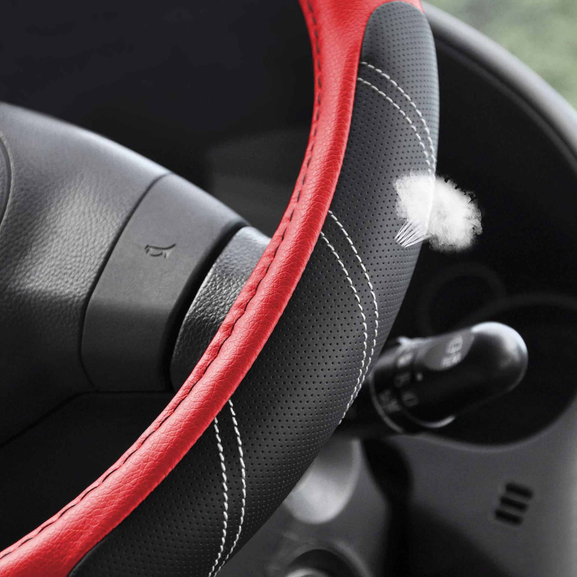 Car steering wheel cover leather elastic handle cover without inner ring Four Seasons universal car accessories car handle cover