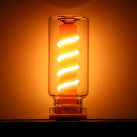 LED espiral transparente tacto USB luz de noche interior del automóvil LED luz de inducción de atmósfera image 2