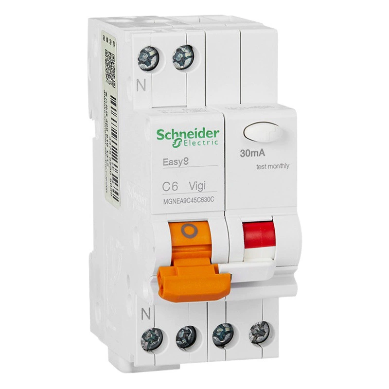 Автоматический выключатель Schneider EA9C45C6AC10A16A32A с защитой от утечки тока EA9C45C1630C и функцией предотвращения автоматического отключения питания