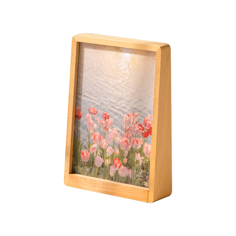 台形アクリル両面透明型枠は写真を洗って振り子を作ってdiy表装枠展示棚を印刷する